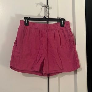 Universal Thread Pink Waffle Lounge Shorts — Size: S